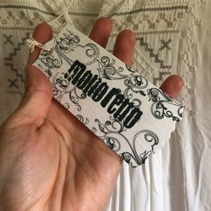 Monoreno embroidered bib tunic